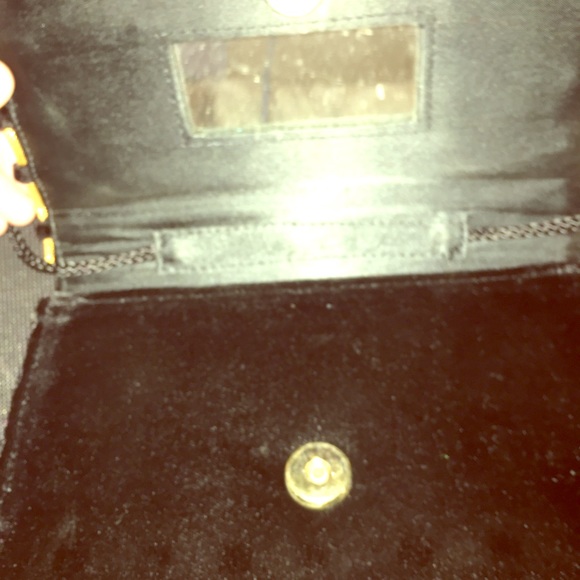 Velvet and Gold Dinner Bag - Picture 3 of 3